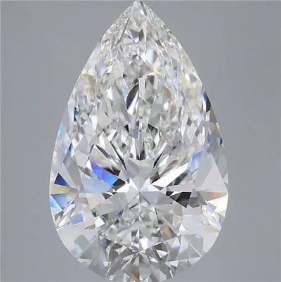 10.53ct F VS1 Rare Carat Ideal Cut Pear Lab Grown Diamond