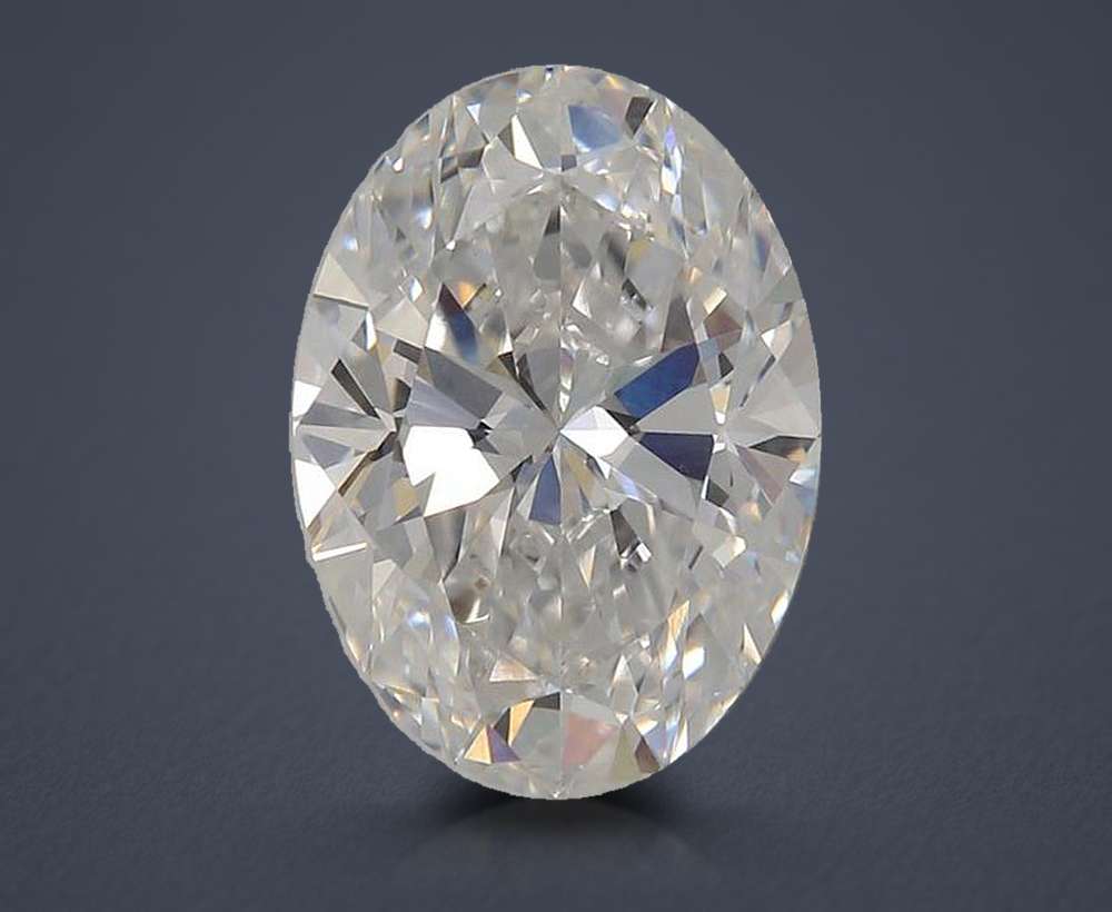 2.03ct E VVS2 Rare Carat Ideal Cut Oval Lab Grown Diamond