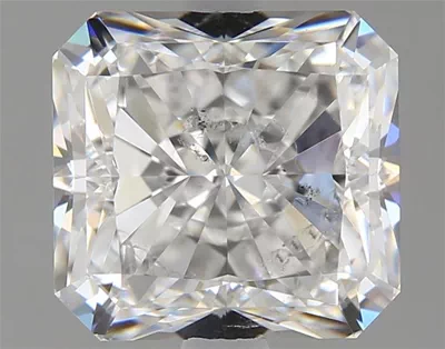 2.02ct E SI2 Rare Carat Ideal Cut Radiant Diamond