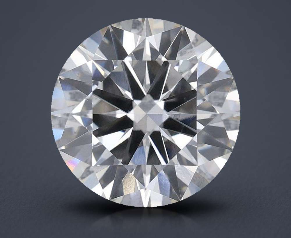 3.02ct H VS1 Excellent Cut Round Lab Grown Diamond