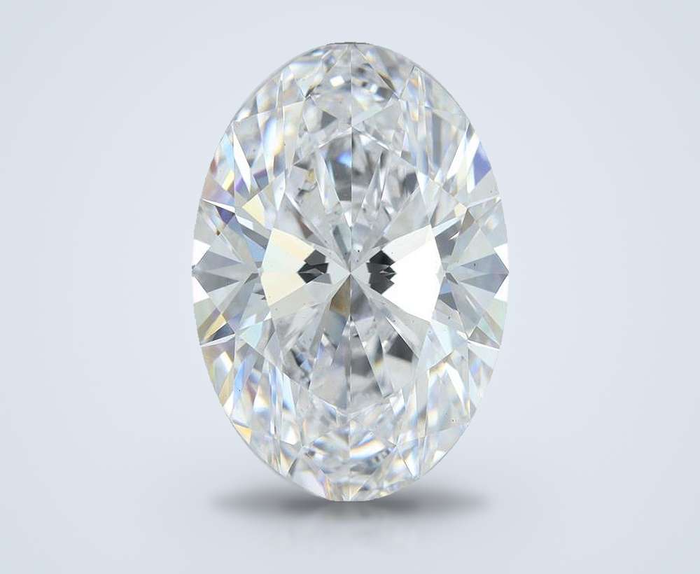 10.02ct E VS2 Rare Carat Ideal Cut Oval Lab Grown Diamond