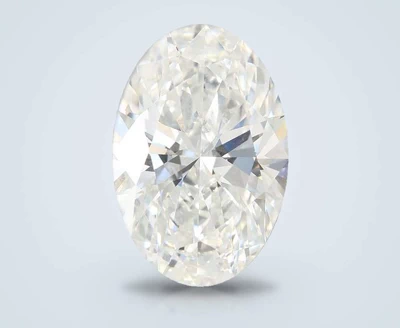 7.07ct F VVS2 Rare Carat Ideal Cut Oval Lab Grown Diamond