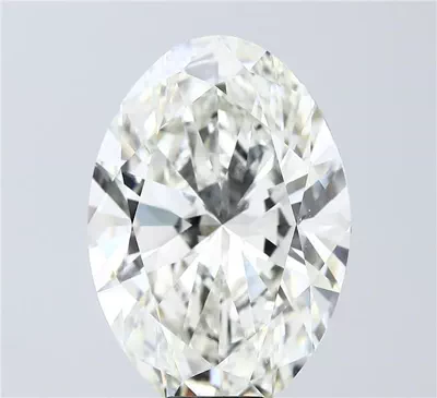 14.04ct H VVS2 Rare Carat Ideal Cut Oval Lab Grown Diamond