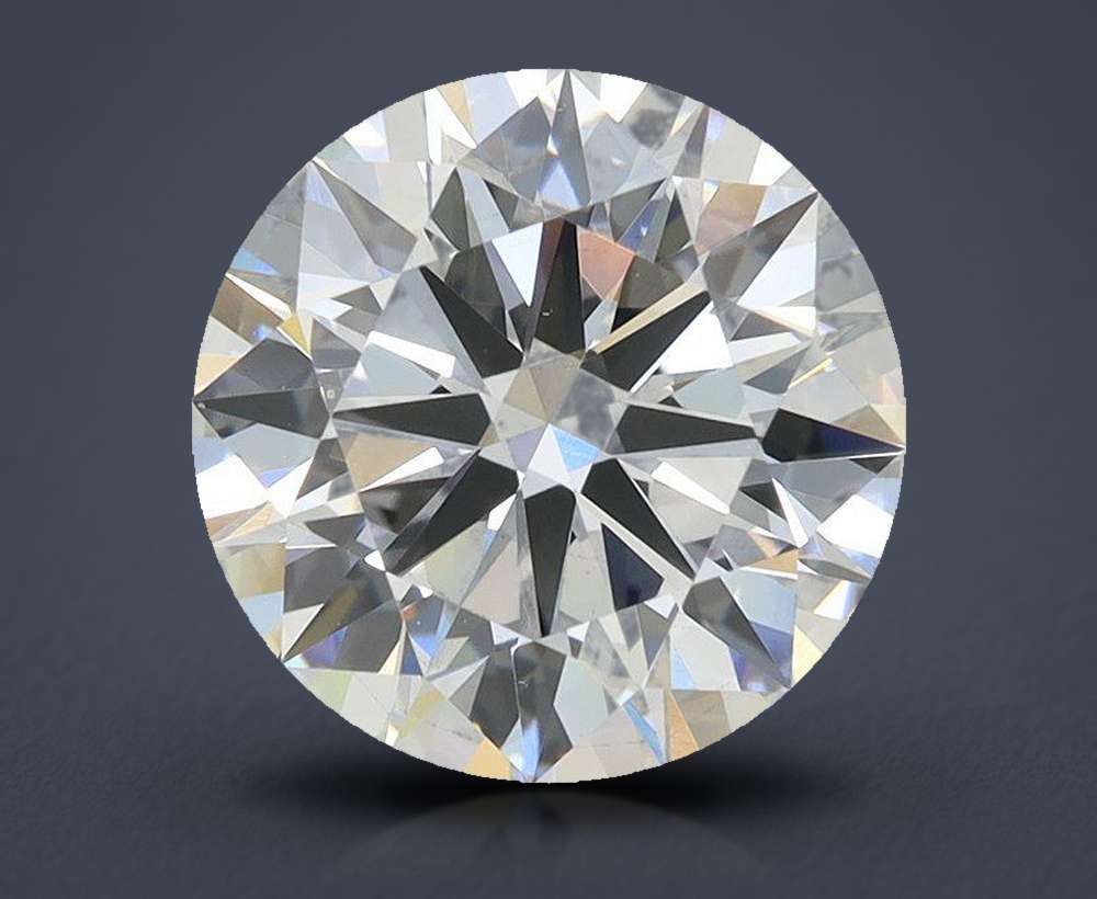 2.91ct D VS2 Rare Carat Ideal Cut Round Lab Grown Diamond