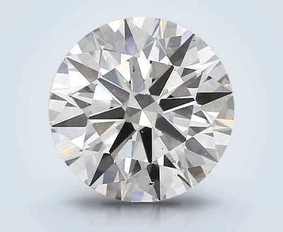 4.71ct G SI1 Rare Carat Ideal Cut Round Lab Grown Diamond