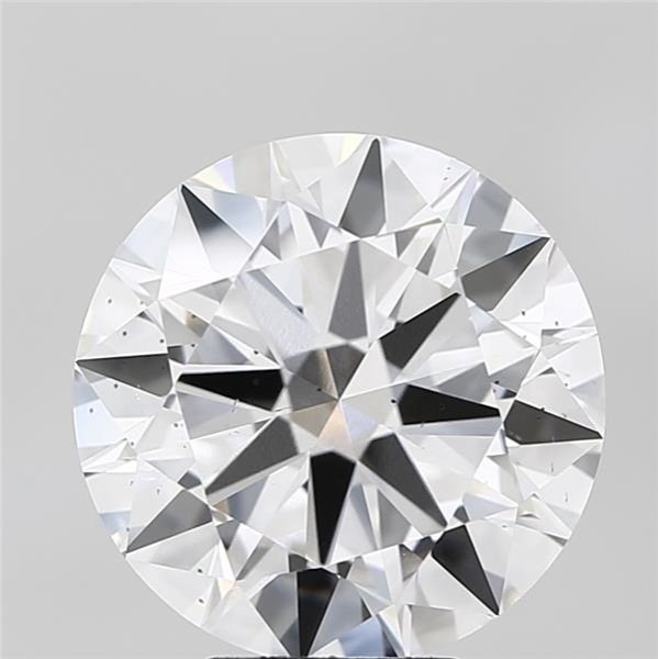 7.01ct F SI1 Excellent Cut Round Lab Grown Diamond