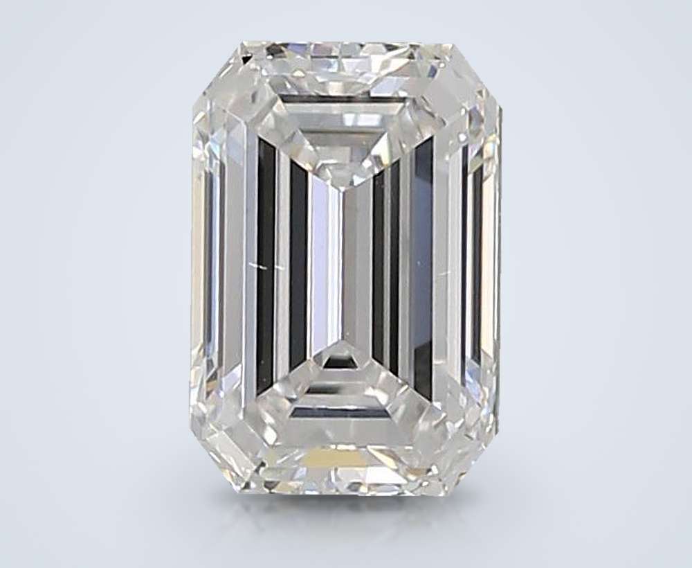 1.37ct D VVS2 Rare Carat Ideal Cut Emerald Lab Grown Diamond