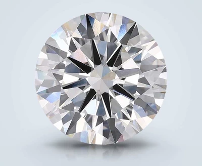 4.06ct H VVS2 Rare Carat Ideal Cut Round Lab Grown Diamond