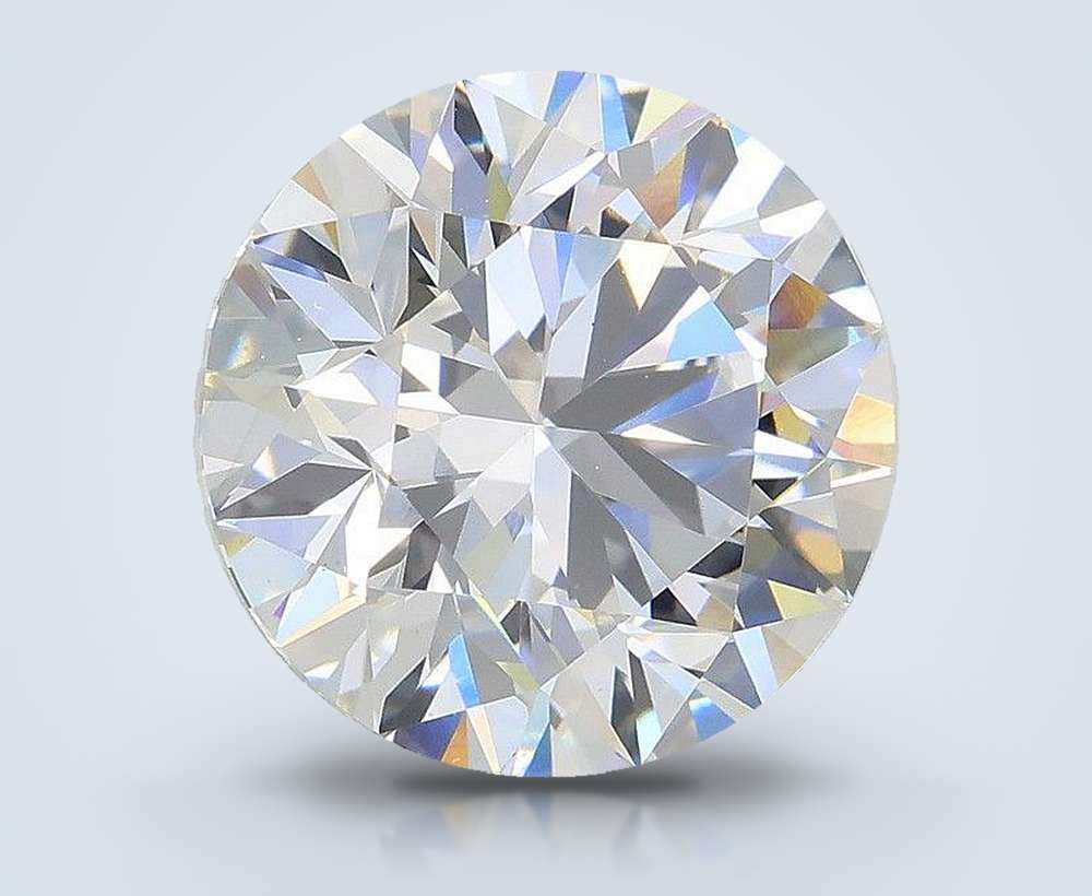 4.51ct E VS1 Rare Carat Ideal Cut Round Lab Grown Diamond