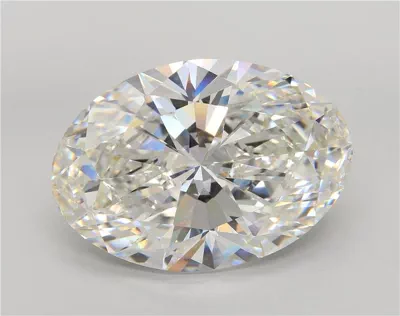 32.28ct F VS1 Rare Carat Ideal Cut Oval Lab Grown Diamond