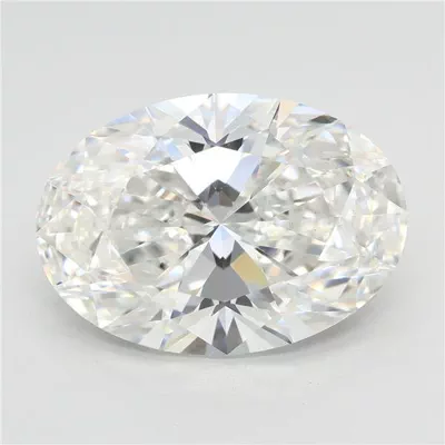 6.04ct F VS1 Rare Carat Ideal Cut Oval Lab Grown Diamond