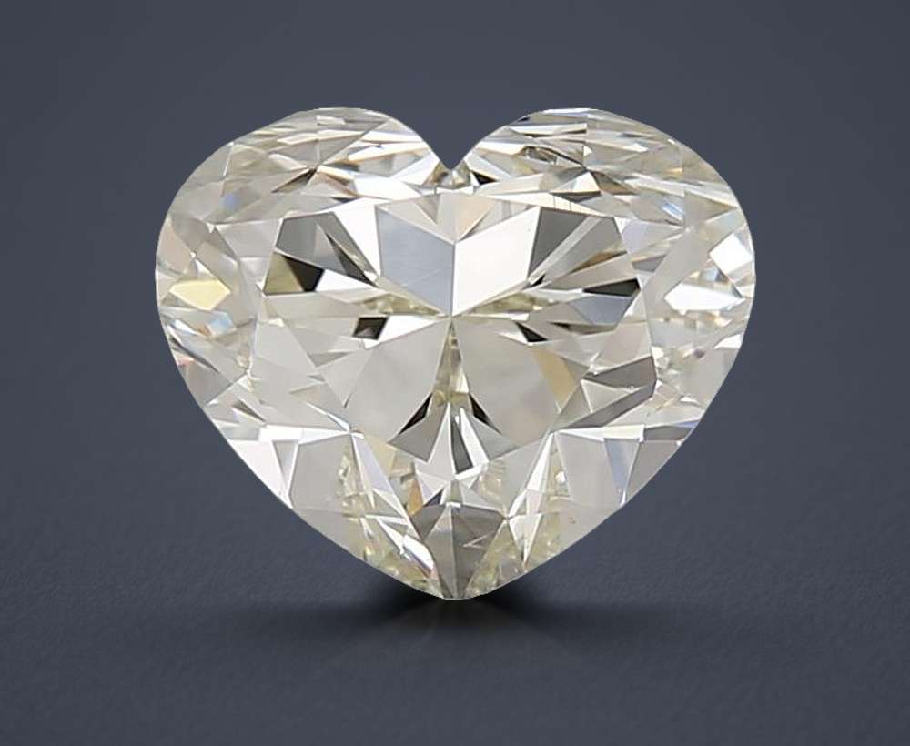 1.02ct J VS2 Rare Carat Ideal Cut Heart Diamond