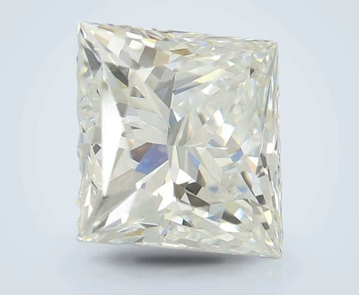 4.04ct F VVS2 Rare Carat Ideal Cut Princess Lab Grown Diamond