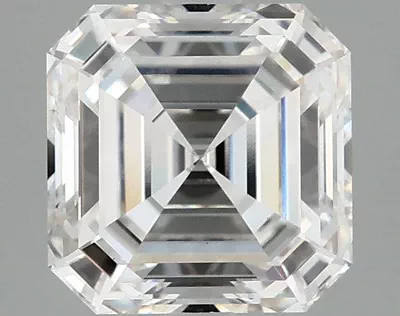 2.53ct F VVS2 Rare Carat Ideal Cut Asscher Lab Grown Diamond