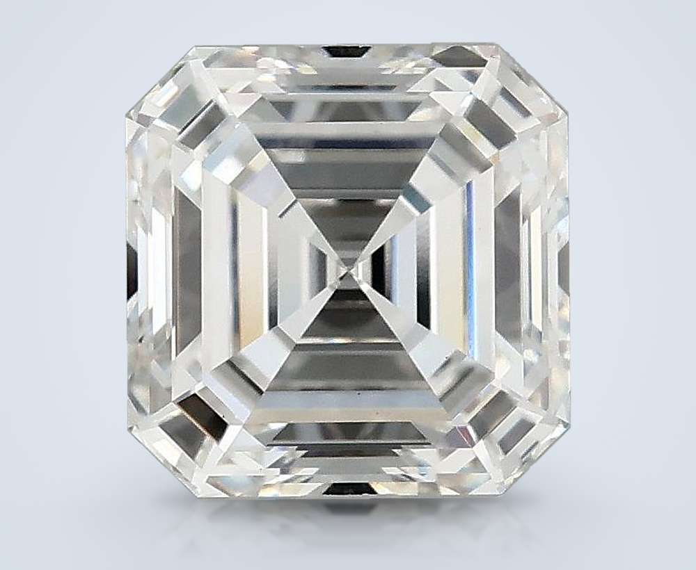 2.53ct F VVS2 Rare Carat Ideal Cut Asscher Lab Grown Diamond