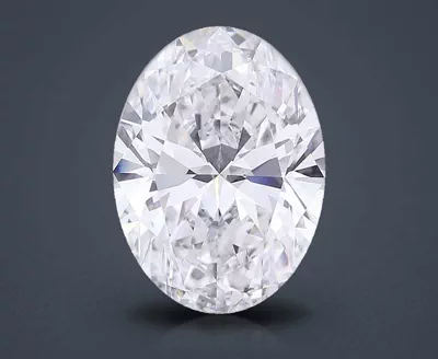 20.07ct E VVS2 Rare Carat Ideal Cut Oval Lab Grown Diamond