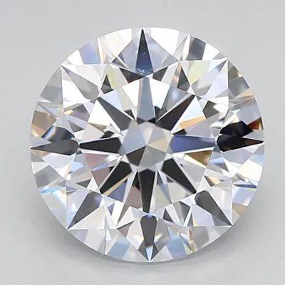 3.52ct D VVS2 Rare Carat Ideal Cut Round Lab Grown Diamond