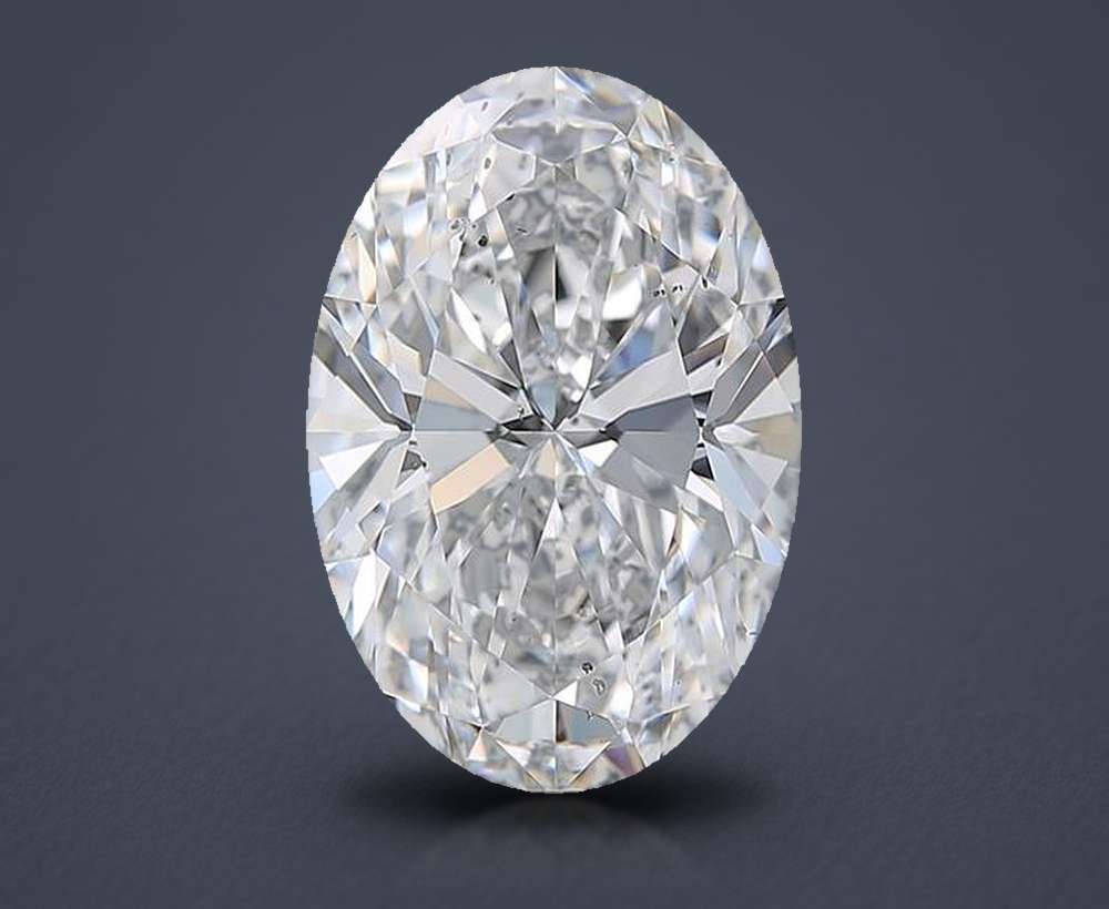 6.02ct E SI1 Rare Carat Ideal Cut Oval Diamond
