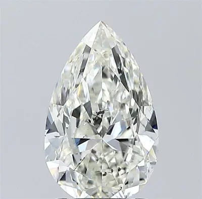 1.91ct J SI2 Excellent Cut Pear Diamond
