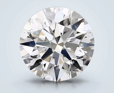 2.08ct E SI1 Rare Carat Ideal Cut Round Lab Grown Diamond