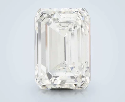 20.02ct F VS2 Rare Carat Ideal Cut Emerald Lab Grown Diamond