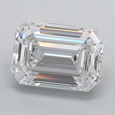 2.06ct D VS1 Rare Carat Ideal Cut Emerald Lab Grown Diamond