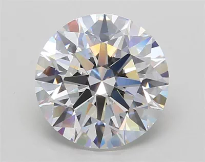 2.54ct D VS2 Rare Carat Ideal Cut Round Lab Grown Diamond