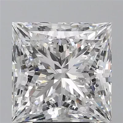 6.57ct G VS1 Rare Carat Ideal Cut Princess Lab Grown Diamond
