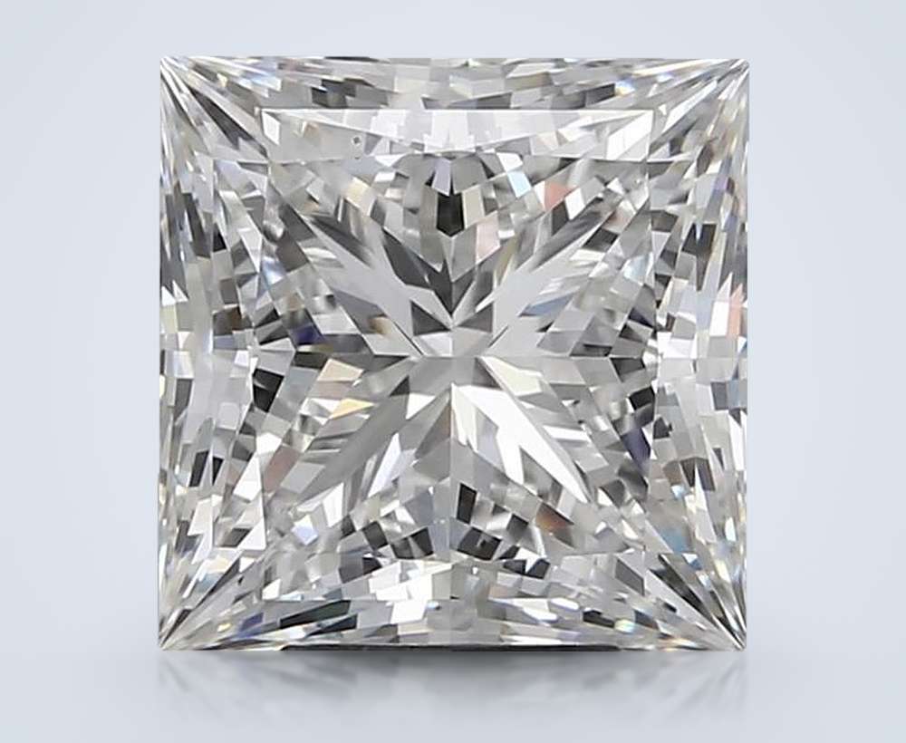 6.57ct G VS1 Rare Carat Ideal Cut Princess Lab Grown Diamond