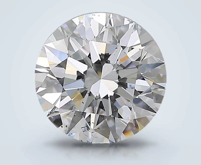 3.01ct D SI2 Rare Carat Ideal Cut Round Diamond