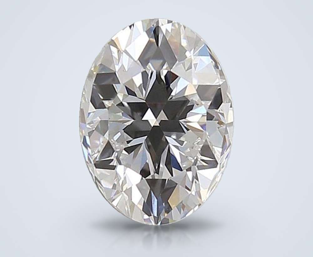1.12ct D VS1 Good Cut Oval Lab Grown Diamond