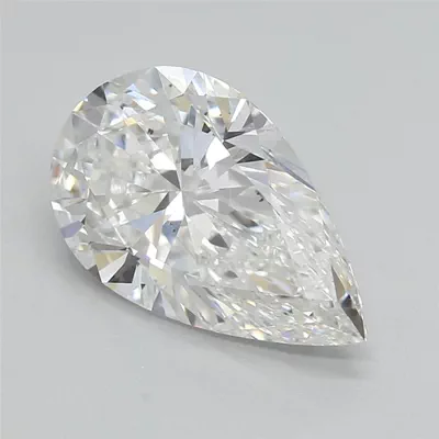2.50ct E SI1 Rare Carat Ideal Cut Pear Lab Grown Diamond