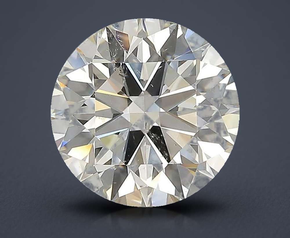 2.31ct K SI2 Rare Carat Ideal Cut Round Diamond