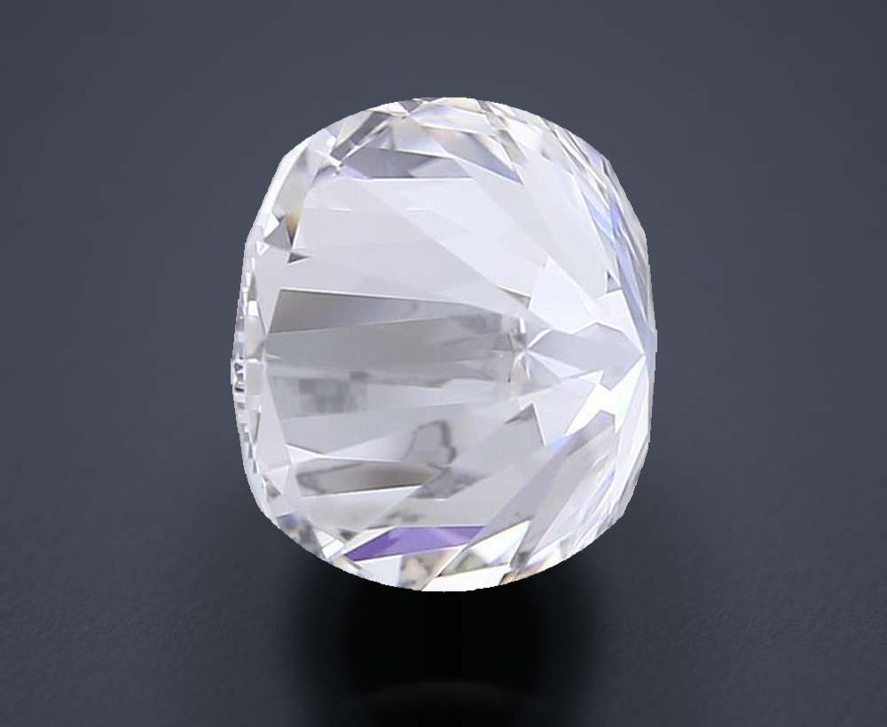 7.04ct F IF Rare Carat Ideal Cut Round Lab Grown Diamond