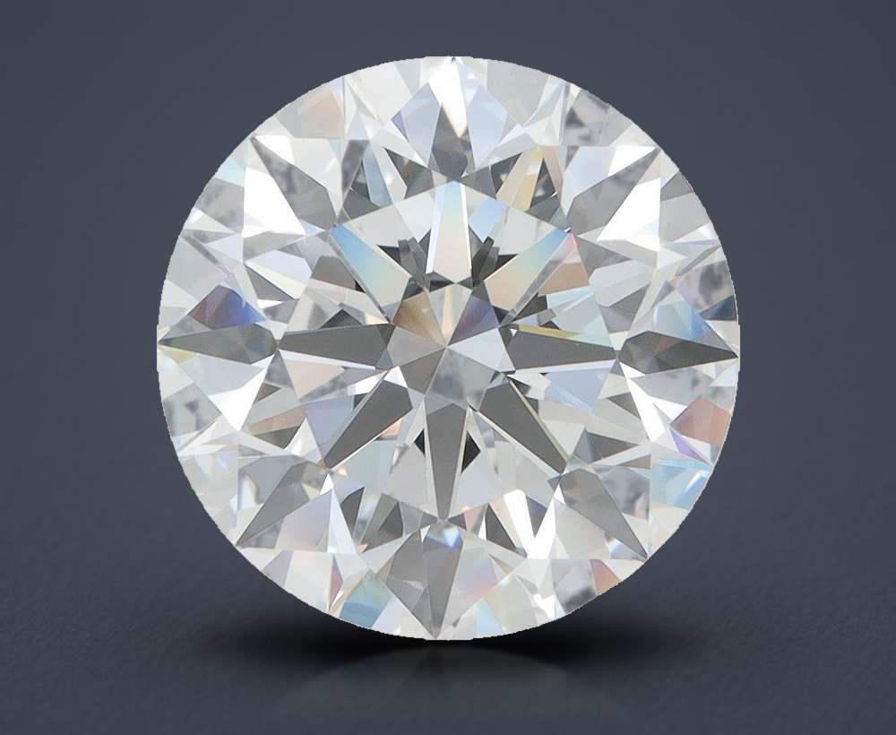7.19ct D FL Rare Carat Ideal Cut Round Lab Grown Diamond