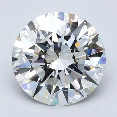 3.17ct G SI1 Rare Carat Ideal Cut Round Diamond