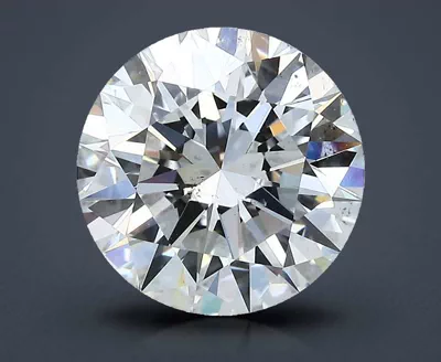 3.17ct G SI1 Rare Carat Ideal Cut Round Diamond