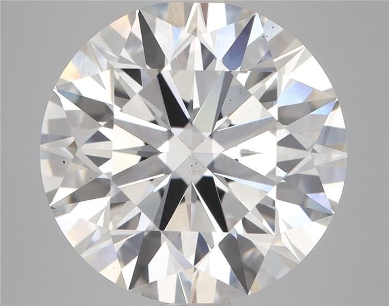 7.01ct F VS2 Rare Carat Ideal Cut Round Lab Grown Diamond