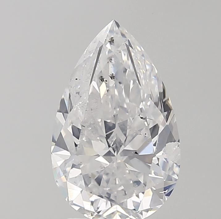2.51ct D SI2 Rare Carat Ideal Cut Pear Diamond