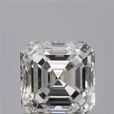 0.70ct F VVS1 Rare Carat Ideal Cut Asscher Diamond