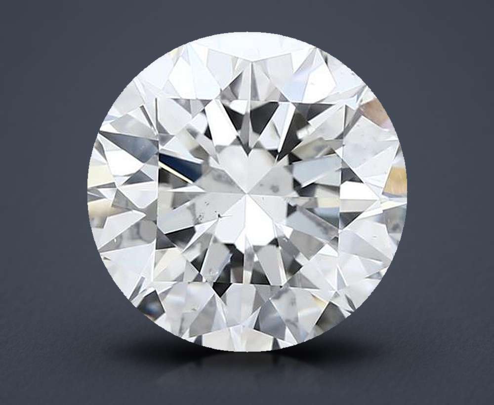 4.01ct I SI1 Rare Carat Ideal Cut Round Diamond