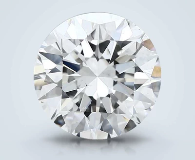 4.01ct I SI1 Rare Carat Ideal Cut Round Diamond