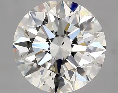 3.22ct J SI1 Rare Carat Ideal Cut Round Diamond