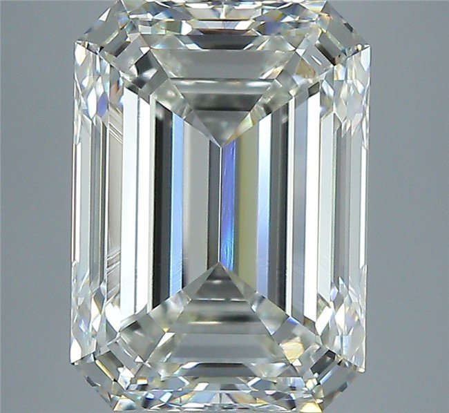 5.02ct J VS1 Rare Carat Ideal Cut Emerald Diamond