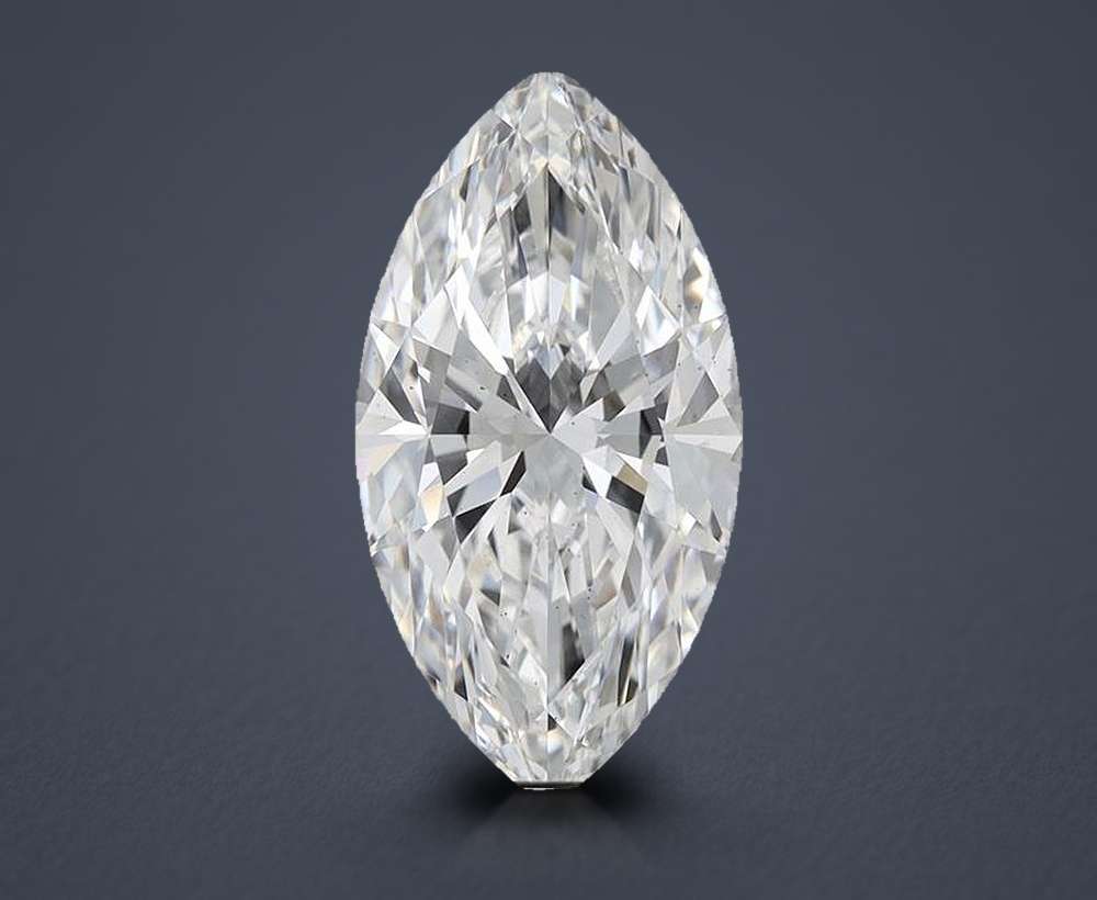 5.03ct F SI1 Rare Carat Ideal Cut Marquise Lab Grown Diamond