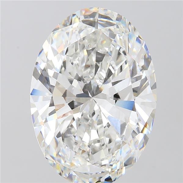 11.03ct F VVS2 Very Good Cut Oval Lab Grown Diamond