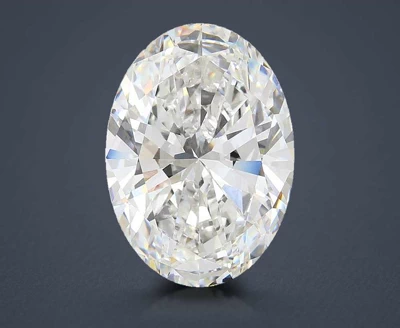 11.03ct F VVS2 Very Good Cut Oval Lab Grown Diamond