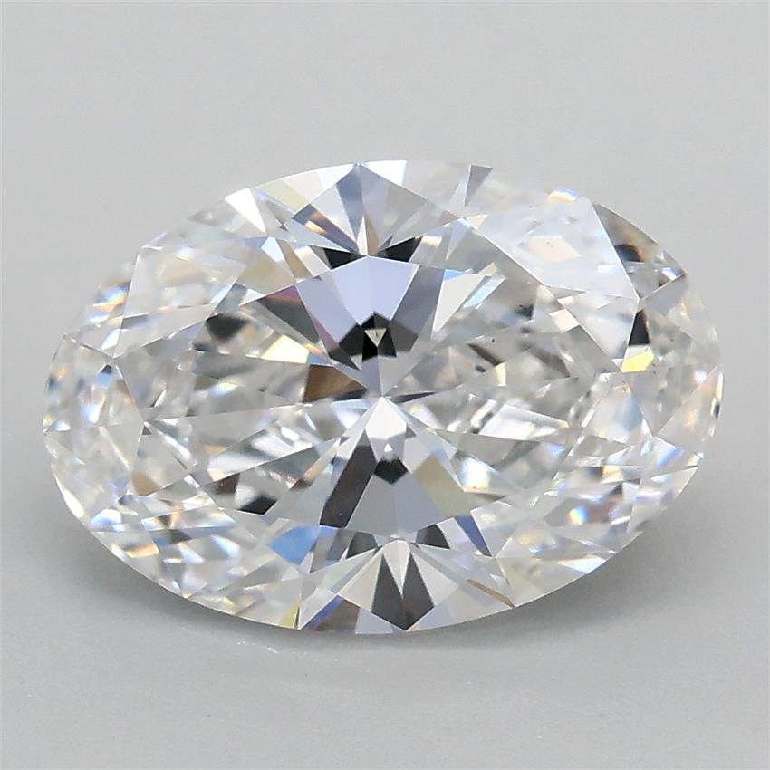 2.08ct D VS1 Rare Carat Ideal Cut Oval Lab Grown Diamond