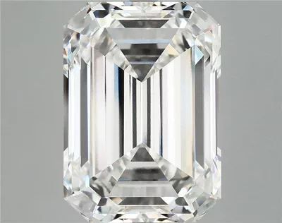 12.61ct F VVS2 Rare Carat Ideal Cut Emerald Lab Grown Diamond