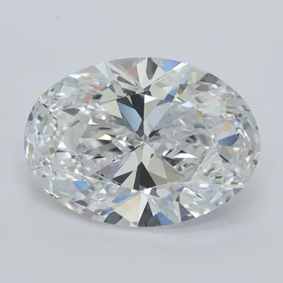 2.02ct D VVS1 Rare Carat Ideal Cut Oval Lab Grown Diamond